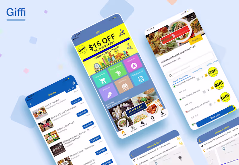 Cover image for Giffi - On-Demand Instant Delivery App