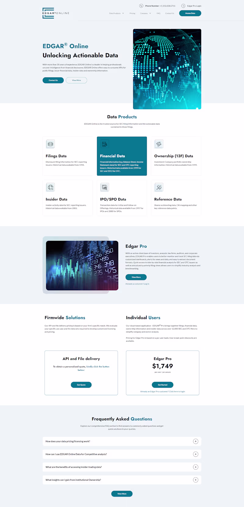 Cover image for FinTech/SaaS WordPress (Elementor) Design &