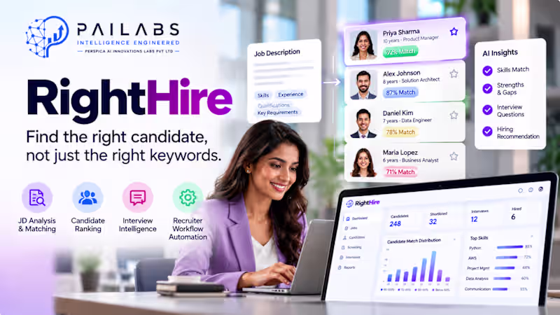 Cover image for PAILABS RightHire — AI Recruitment Intelligence