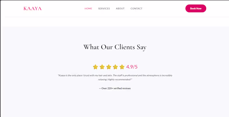 Cover image for For the Kaaya landing page,