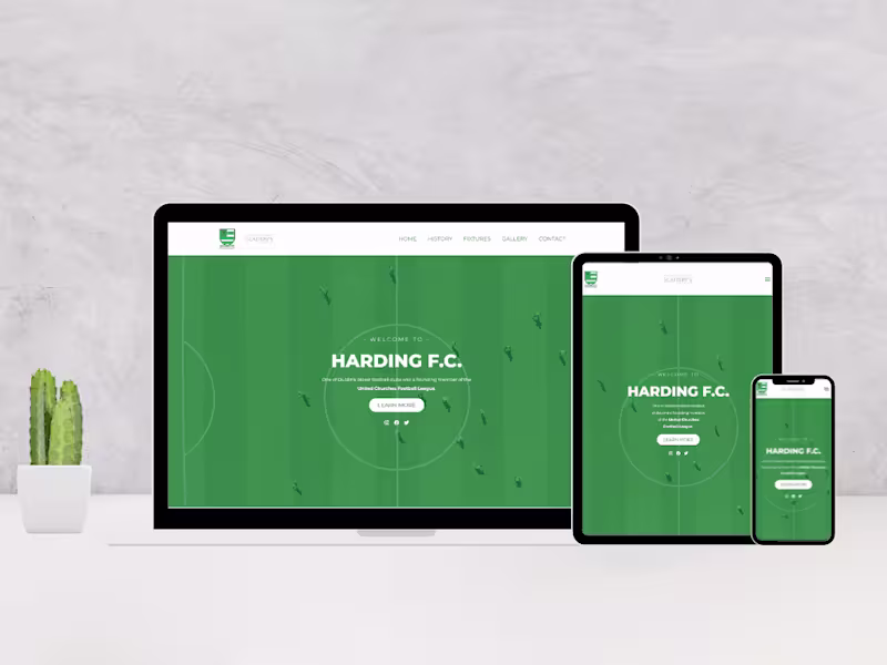 Cover image for Harding FC