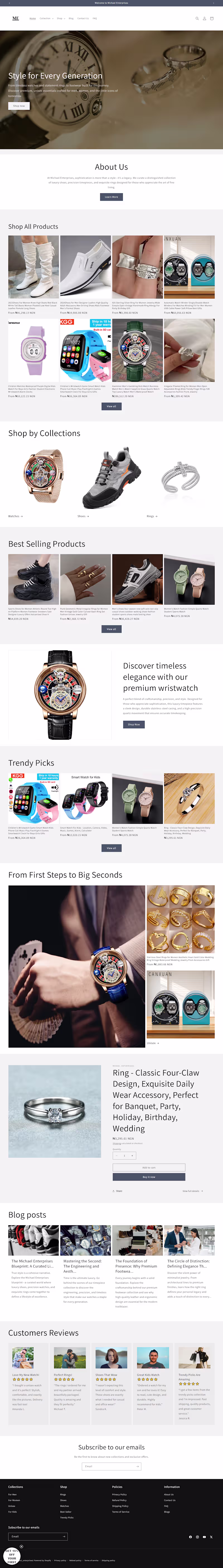 Cover image for Shopify Website Design for a