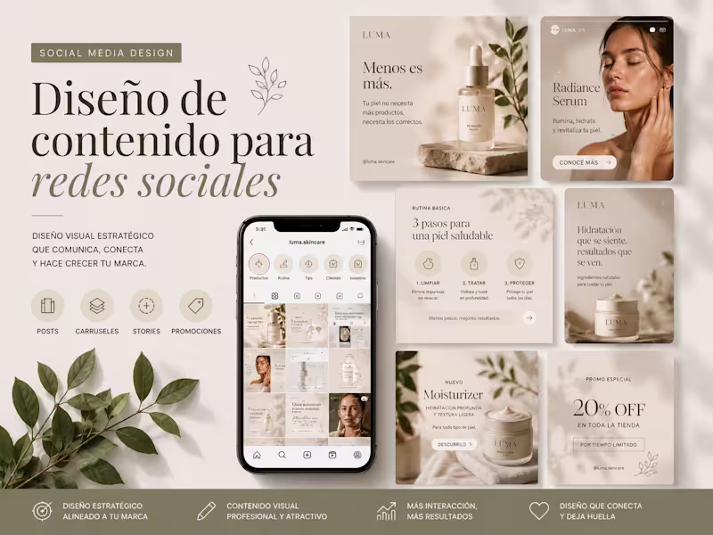 Cover image for Diseño de contenido para redes sociales