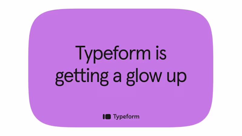 Cover image for Typeform Brand Strategy Redesign