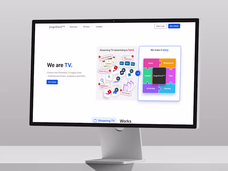 Cover image for Cognition Ads Homepage Redesign
