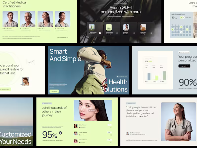 Cover image for Design High-Converting Telehealth & GLP-1