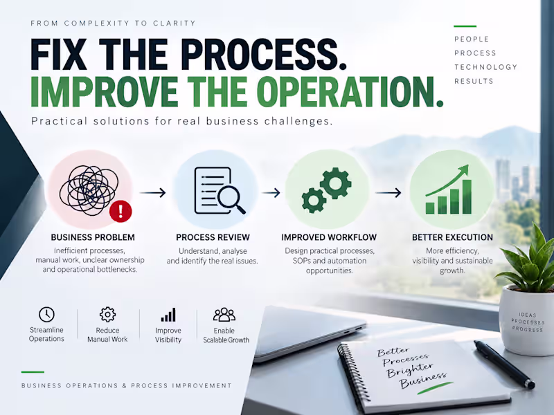 Cover image for Business Operations & Process Improvement