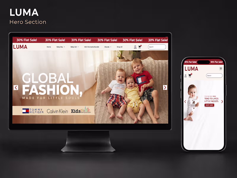 Cover image for Designed and developed a modern,