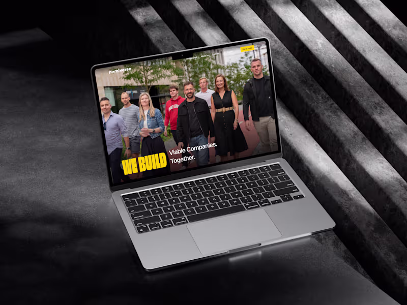 Cover image for Nomiverse — Venture Capital Website Design