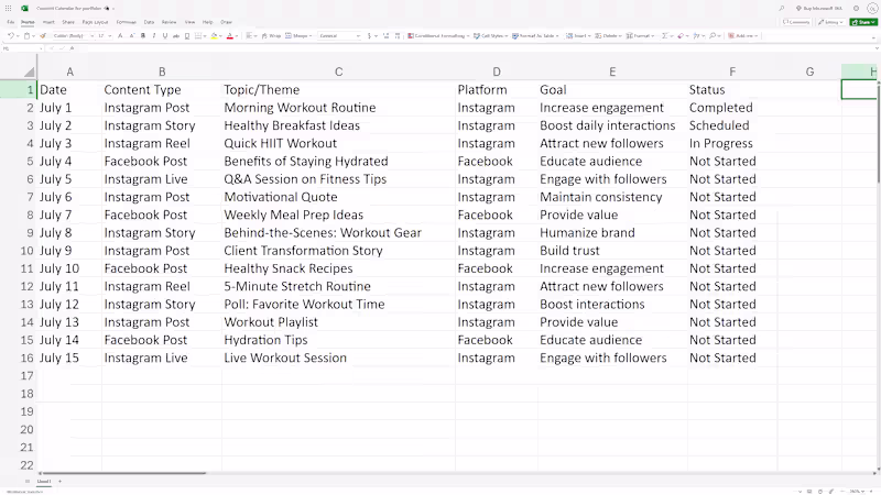 Cover image for Strategic Content Calendar for Social Media Influencers