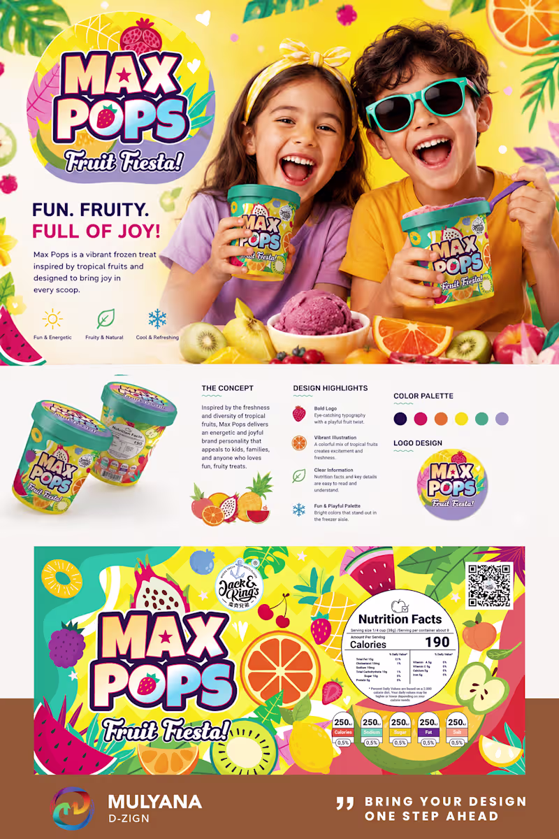 Cover image for Packaging Design for Max Pops