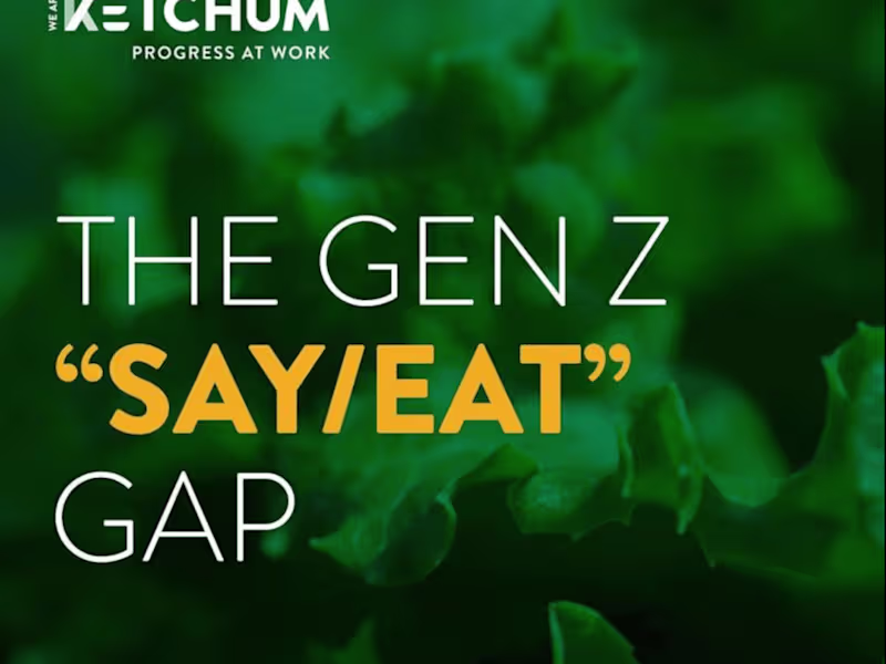 Cover image for Ketchum Food Agriculture and Ingredient: The Gen Z Gap Research 