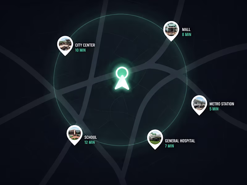 Cover image for Created this real-estate location animation
