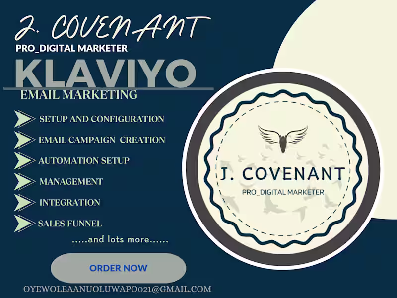 Cover image for Klaviyo Email Marketing Automation for E-commerce growth  Khaid