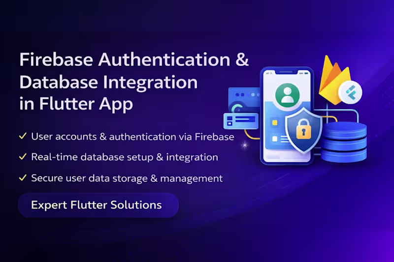 Cover image for Firebase Authentication & Database Integration