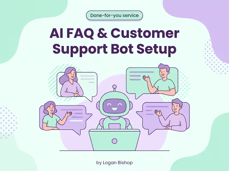 Cover image for AI FAQ / Customer-Support Bot Built From Your Docs