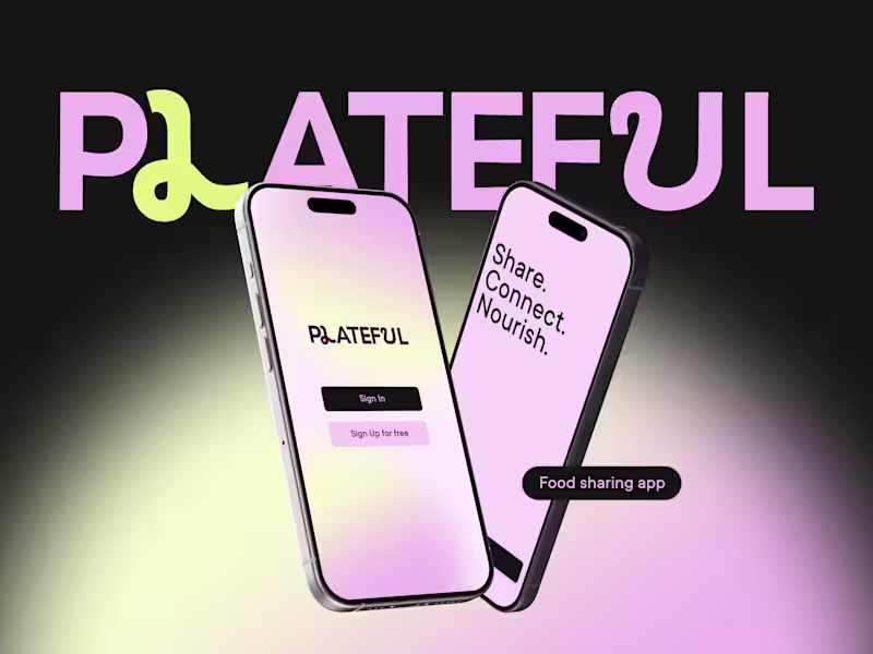 Cover image for PLATEFUL | UX/UI Design
