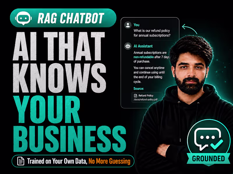 Cover image for Custom RAG Chatbot Trained on Your Own Data with OpenAI API