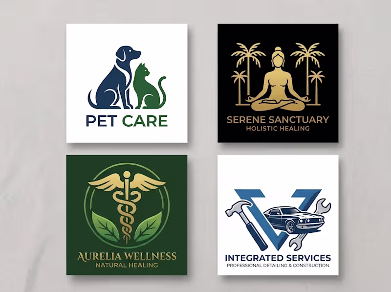 Cover image for Modern minimalist custom business logo