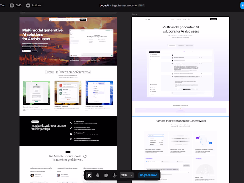 Cover image for Website Design and Development in Framer