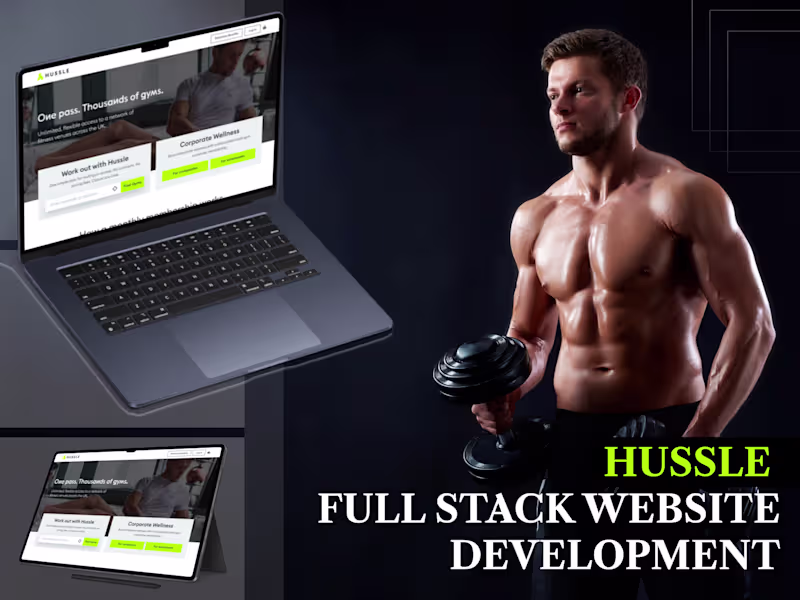 Cover image for Hussle | Full Stack Website 