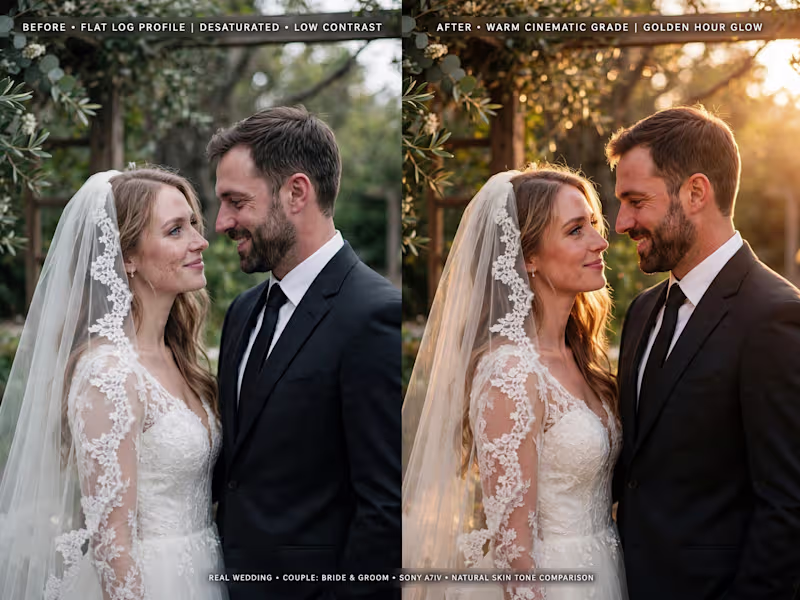 Cover image for Cinematic Wedding Video Editing & Color Grading