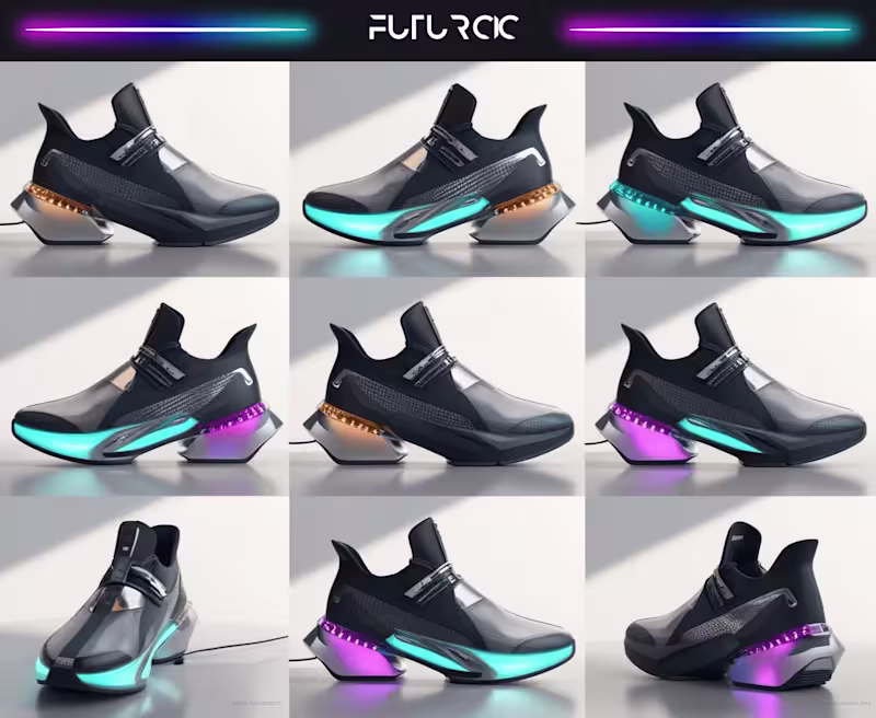 Cover image for Futuristic Shoe Design Concept – Innovation Meets