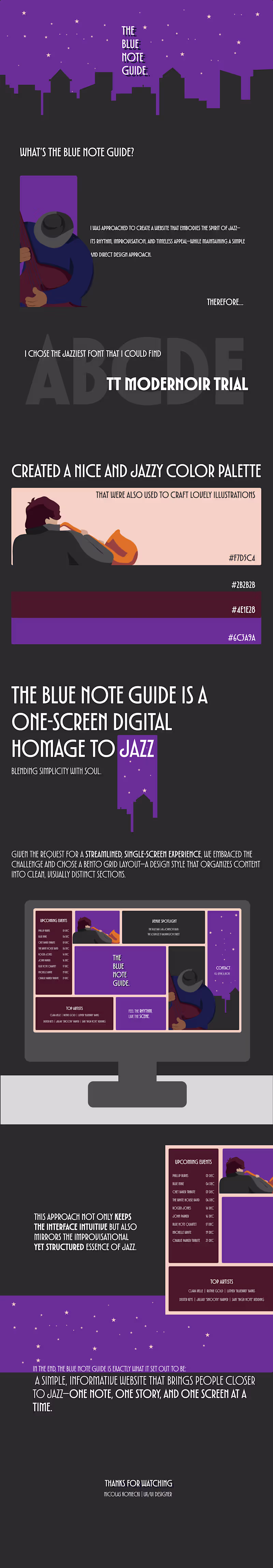 Cover image for The Blue Note Guide (UI Design proyect)