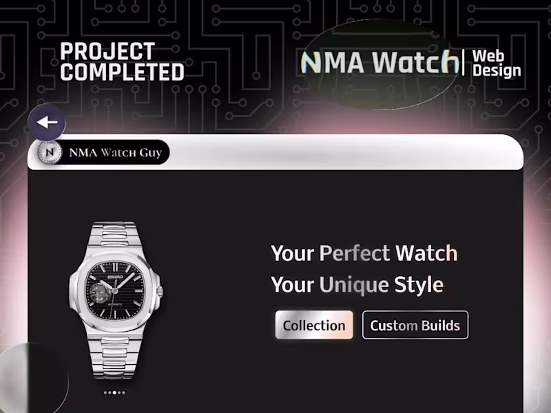 Cover image for Luxury E-commerce Landing Page for