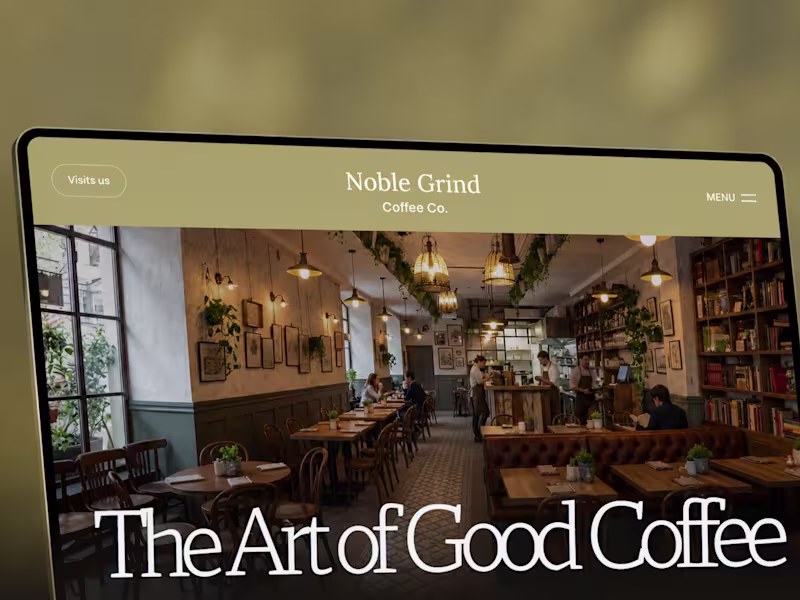 Cover image for Noble Grind | Coffee store