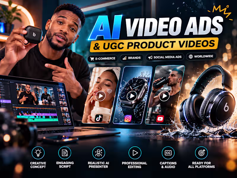 Cover image for AI UGC Ads & AI Product Video Commercials