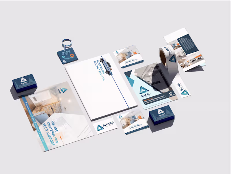 Cover image for Sharp Construction Branding and Web Design