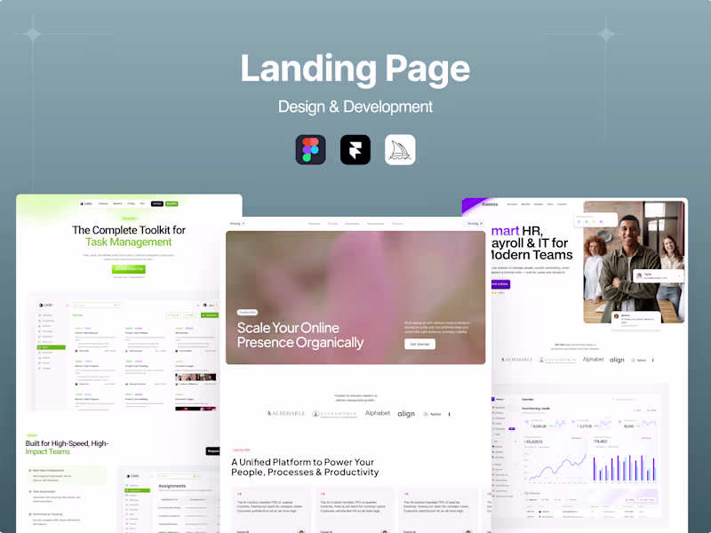 Cover image for Custom Landing Page (Design & Development)