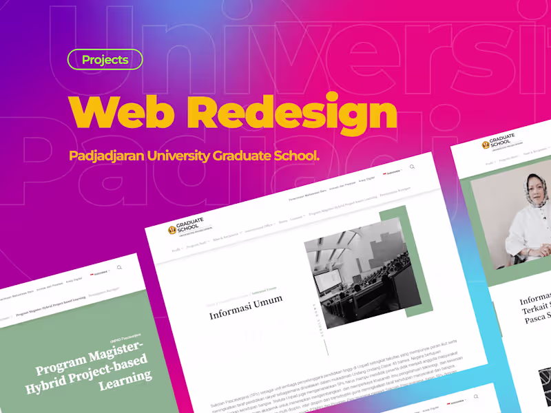 Cover image for Website - Graduate School Universitas Padjadjaran