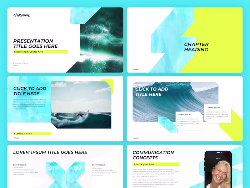 Cover image for MAWAVE - Presentation Template