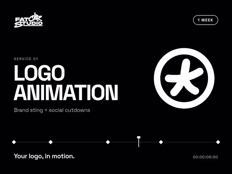 Cover image for Logo Animation - Brand Sting + Social Cutdowns