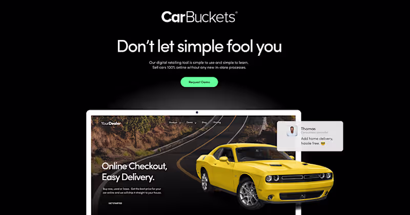 Cover image for CarBuckets — Automotive Retail Platform