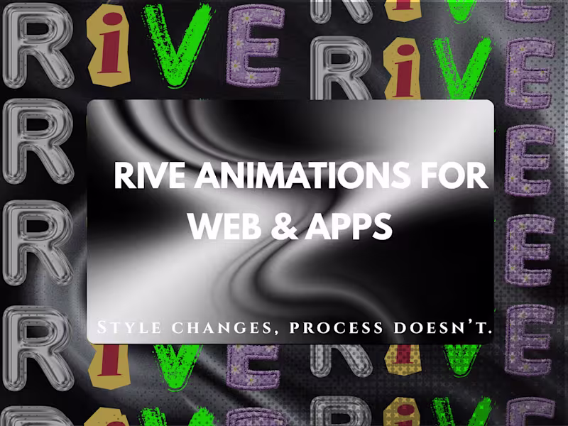 Cover image for Rive Animations for Websites & Apps