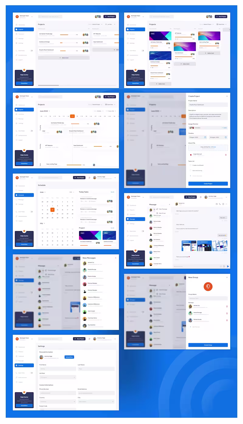Cover image for Project description.

Full-stack project management platform
