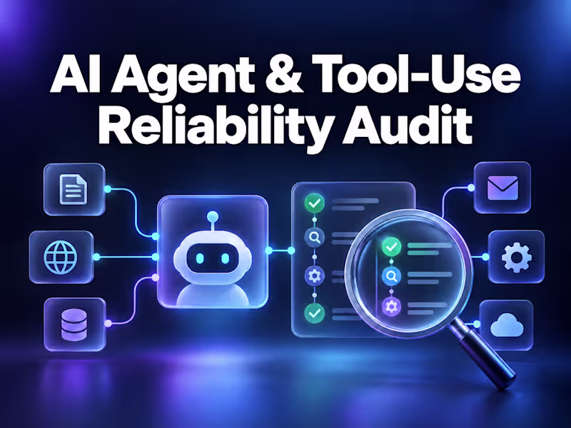Cover image for AI Agent & Tool-Use Reliability Audit