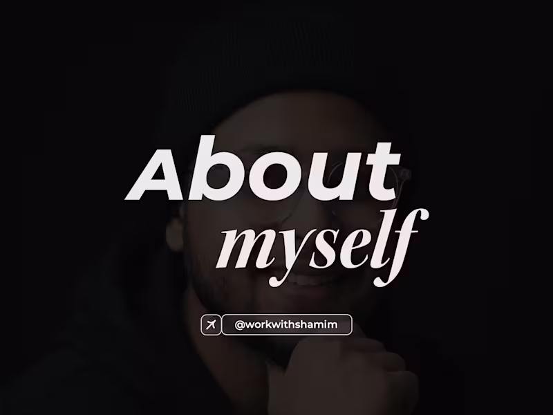 Cover image for About Me