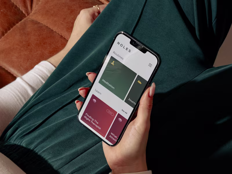 Cover image for Noles Wellness App UI/UX