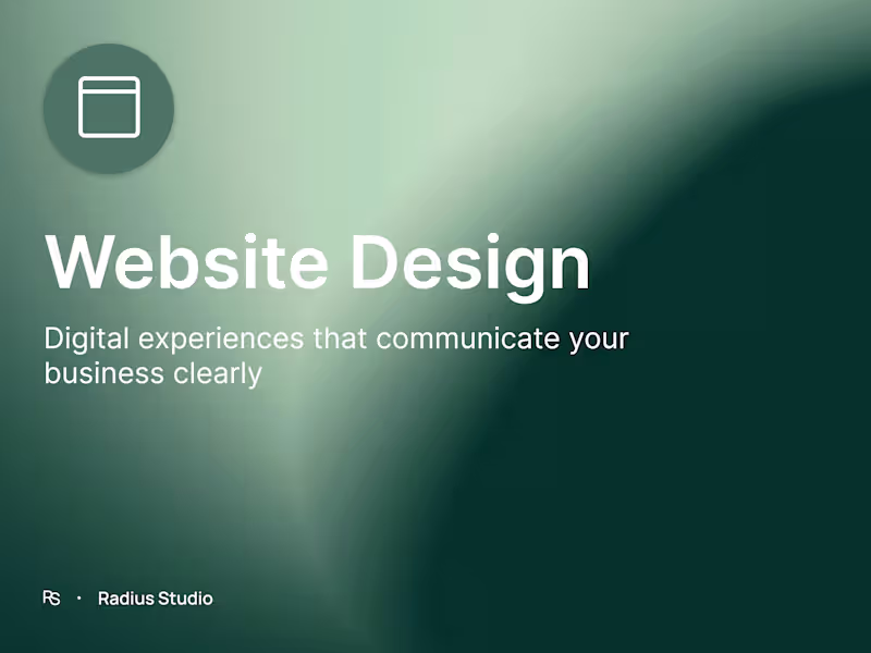 Cover image for Website Design