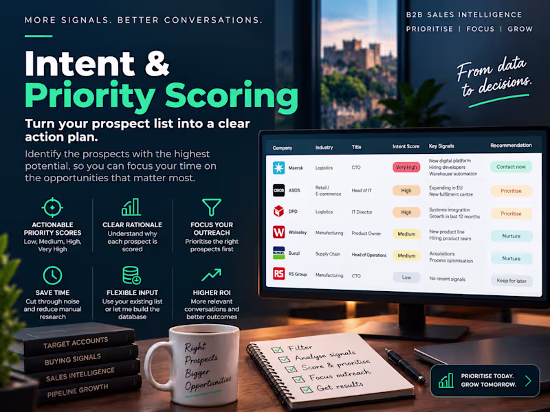 Cover image for Intent & Priority Scoring