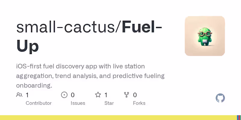 Cover image for Fuel Up: iOS-First Gas Discovery App