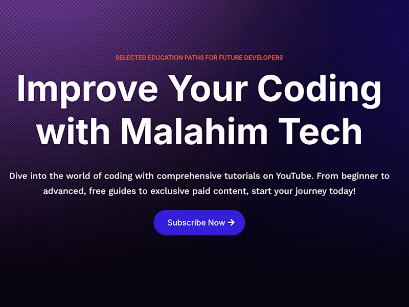 Cover image for Malahim Tech | Daily Bites of Coding Knowledge
