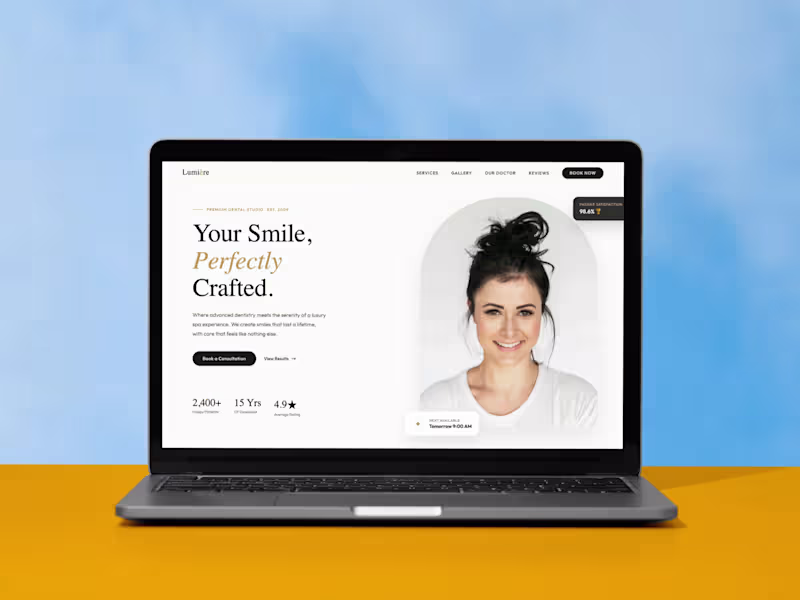 Cover image for Design a Modern, Responsive Dental Clinic Website for Patien...