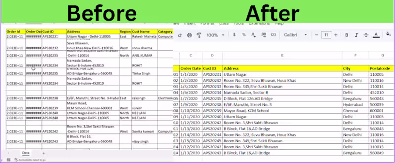 Cover image for Data Cleaning & Formatting 