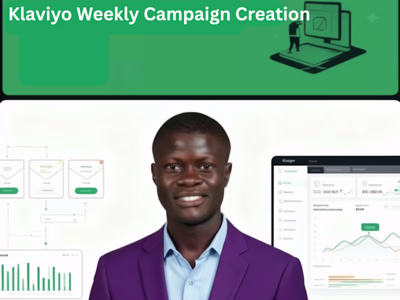 Cover image for  weekly campaign creation That Drive Sales & Customer Retention