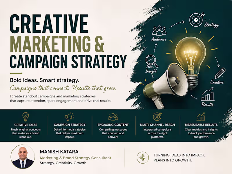 Cover image for Creative Marketing & Campaign Strategy